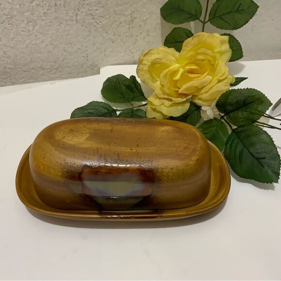 Sango Splash 4951 ¼lb Covered Butter Dish - Picture 1 of 6